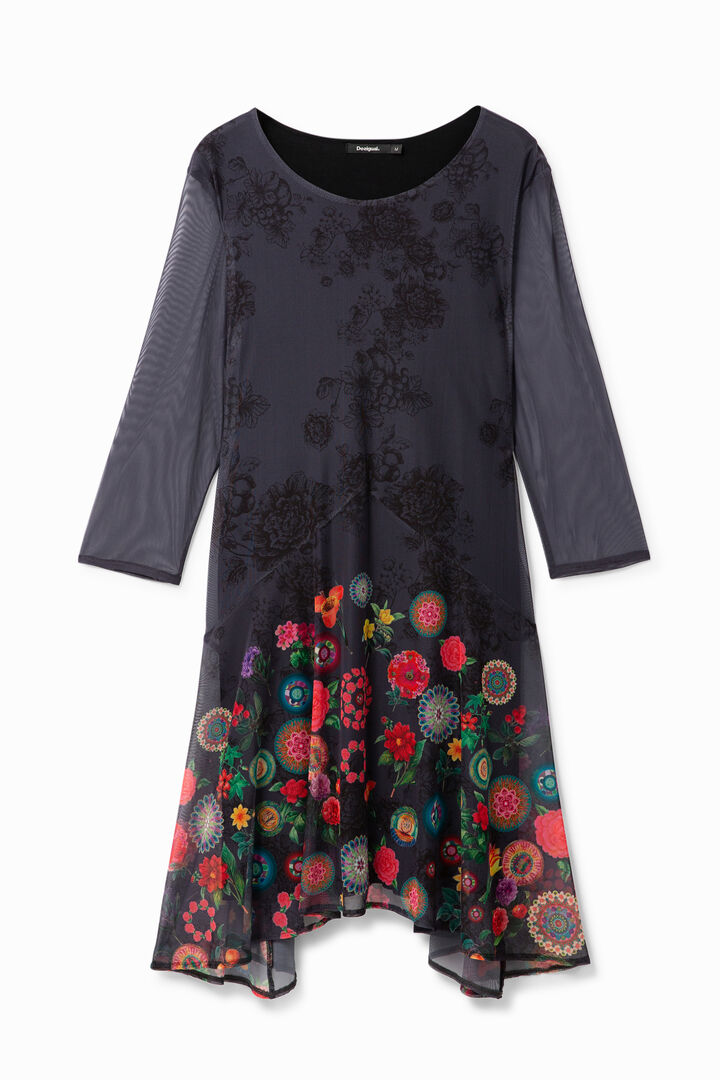 Floral multilayer dress | Desigual