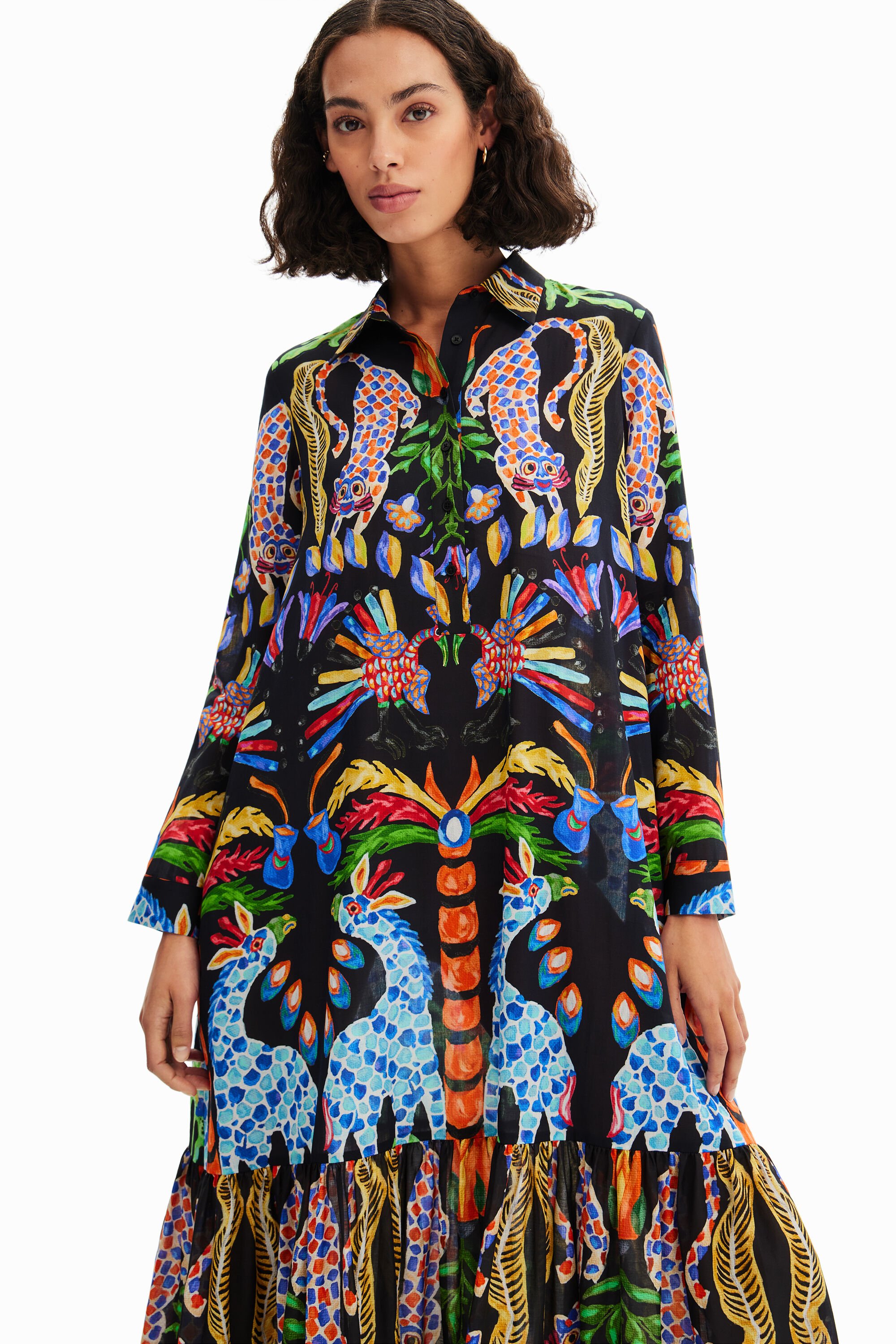 Maxi overhemdjurk sales