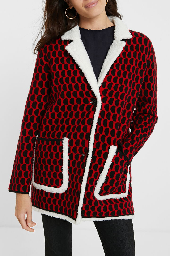 Veste tricot sherpa | Desigual