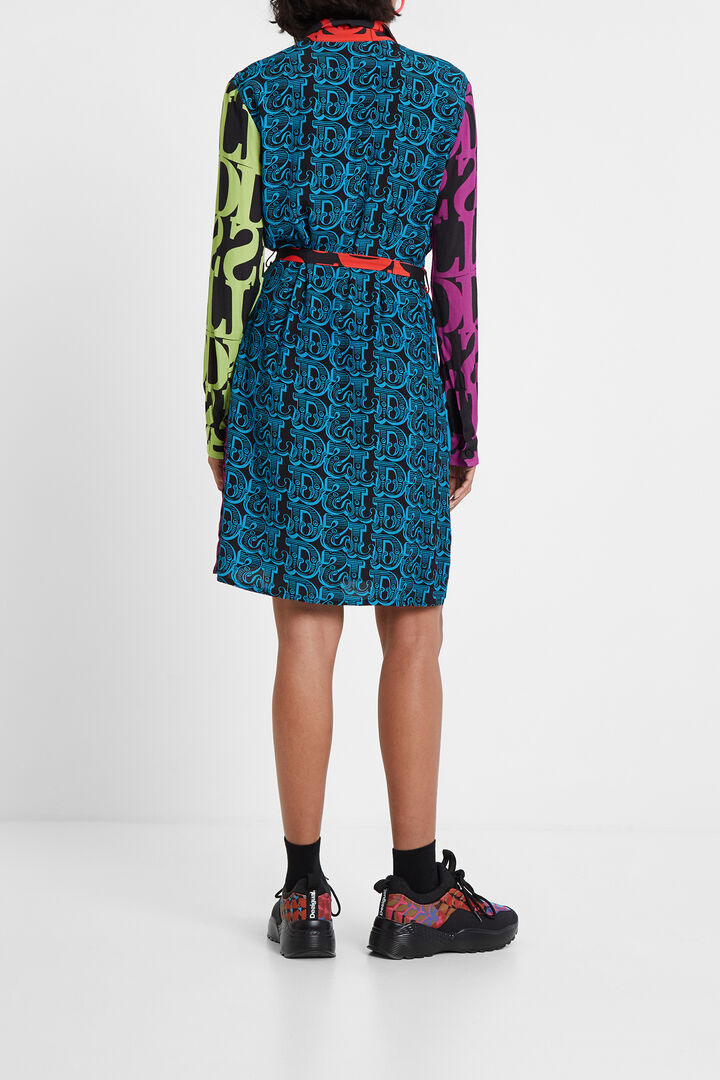 Logomania shirt dress Designed by M. Christian Lacroix | Desigual