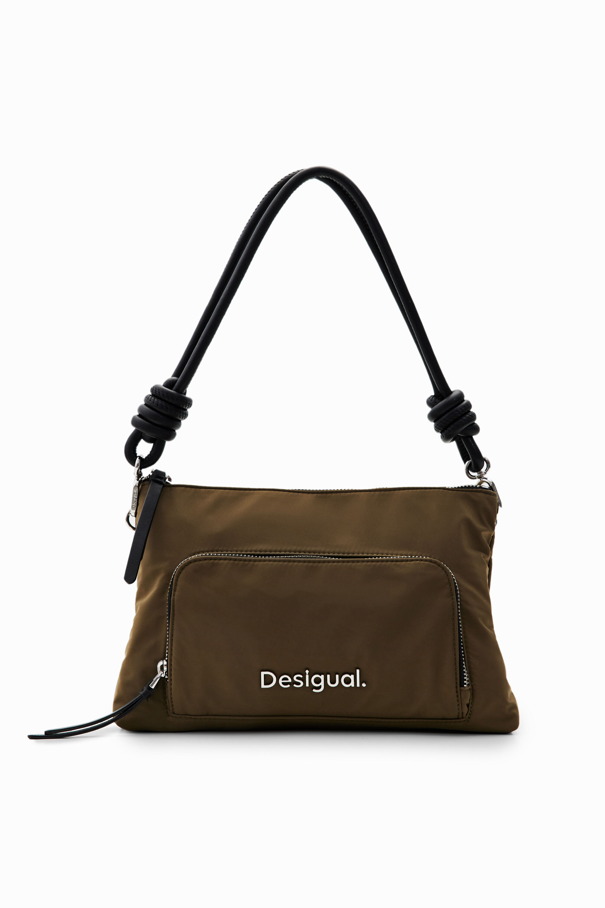 Midsize plain crossbody bag