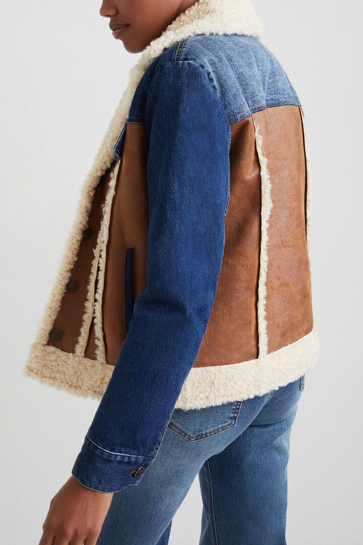 Jeansjacke Lammfell | Desigual