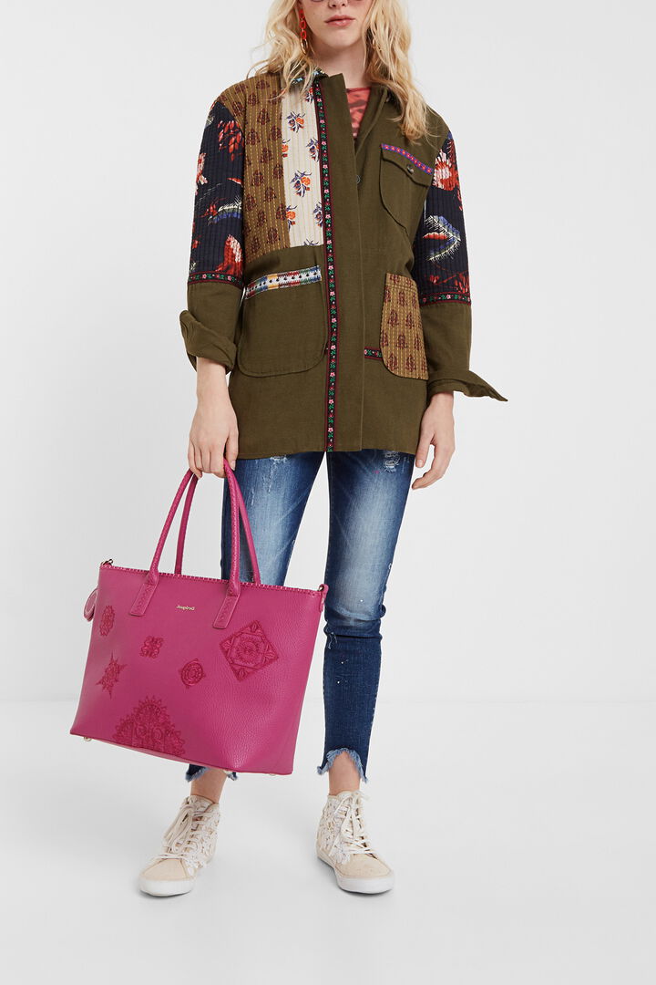 Parka sahariana patch estampados | Desigual