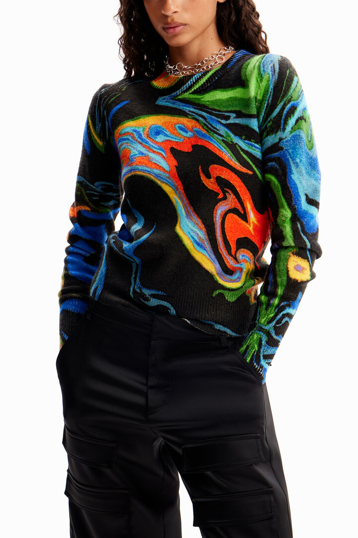 Marmorni pulover | Desigual