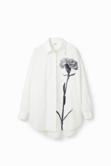 Camisa oversize flor | Desigual