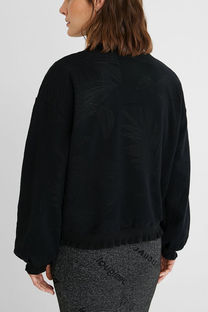 Sweatshirt de felpa bordados | Desigual