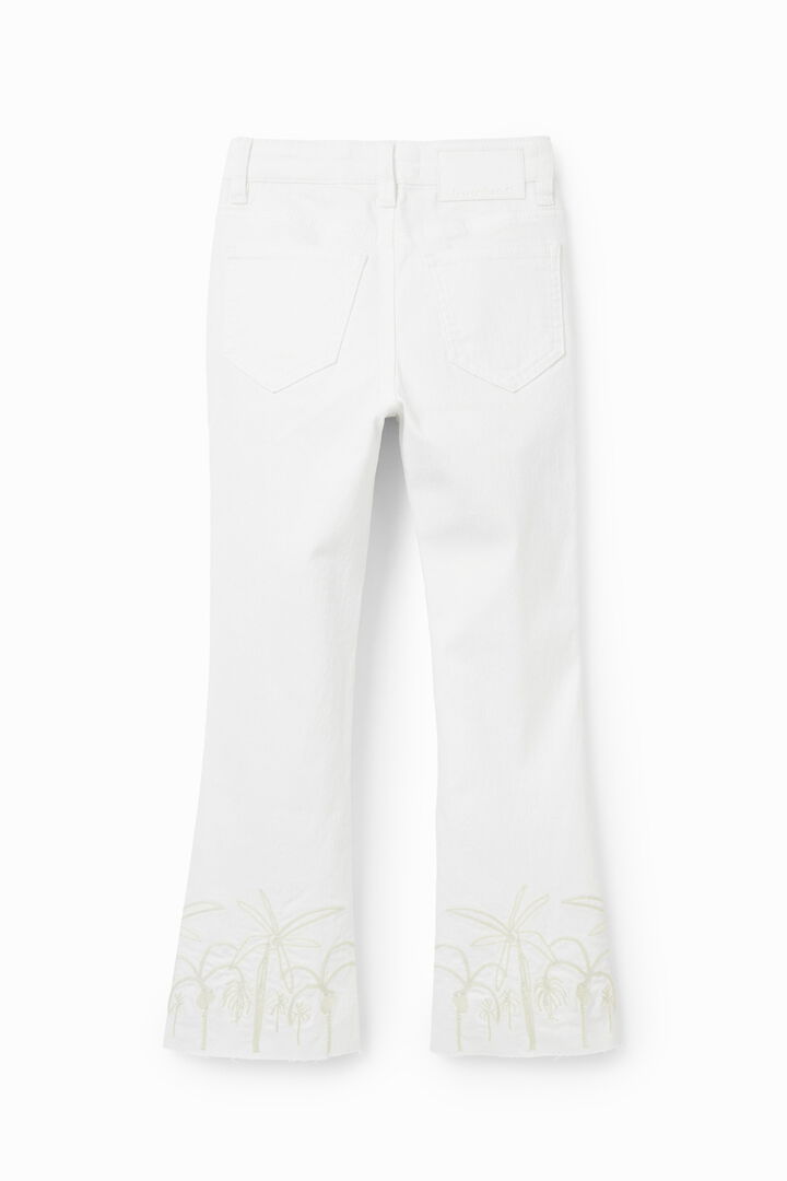 Texans flare long brodats | Desigual