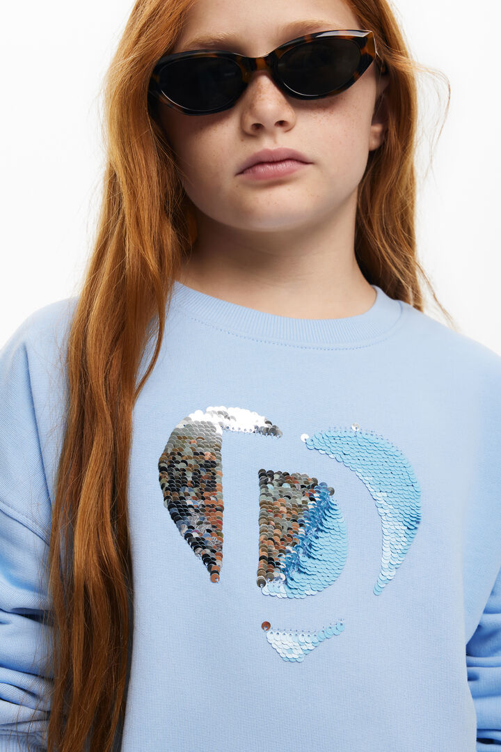Bluza z lustrzanym logo | Desigual