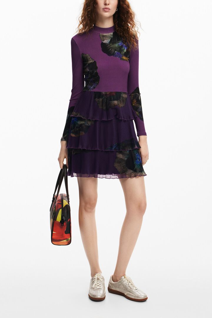 Vestido volantes flores | Desigual