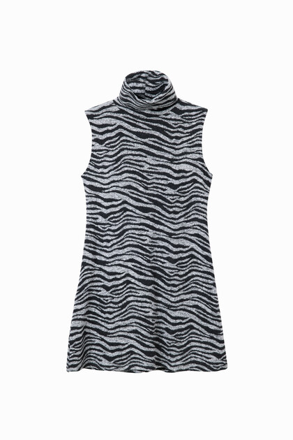 Vestit mini punt zebra de dona I Desigual.com