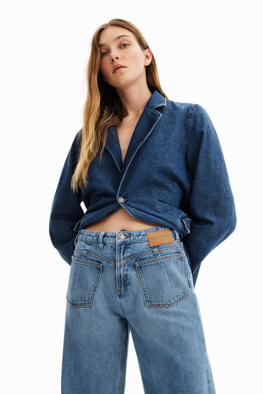 Vaqueros Wide Leg Circular Denim | Desigual