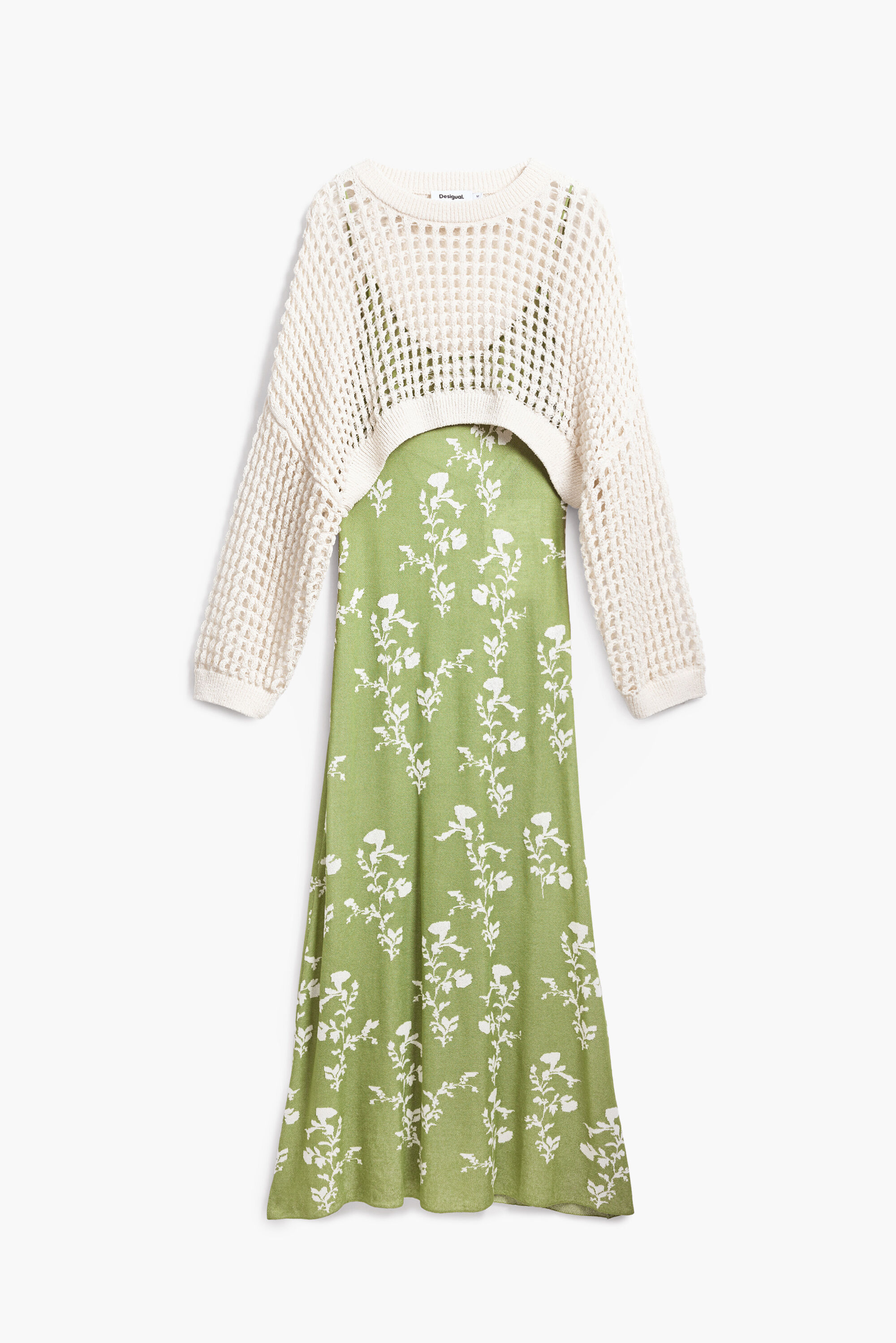 Desigual, 2-in-1 dress, Green