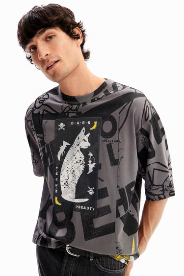 Samarreta lletres gat | Desigual