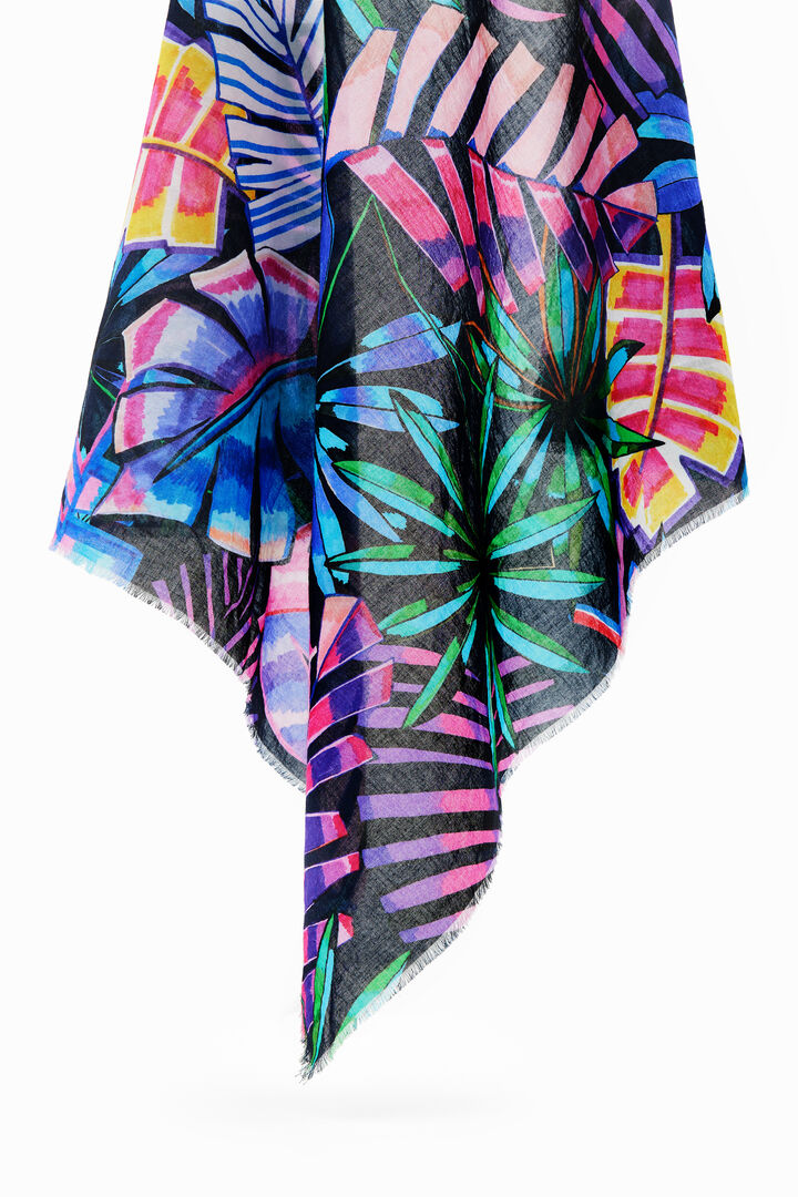 Mocador carré tropical | Desigual