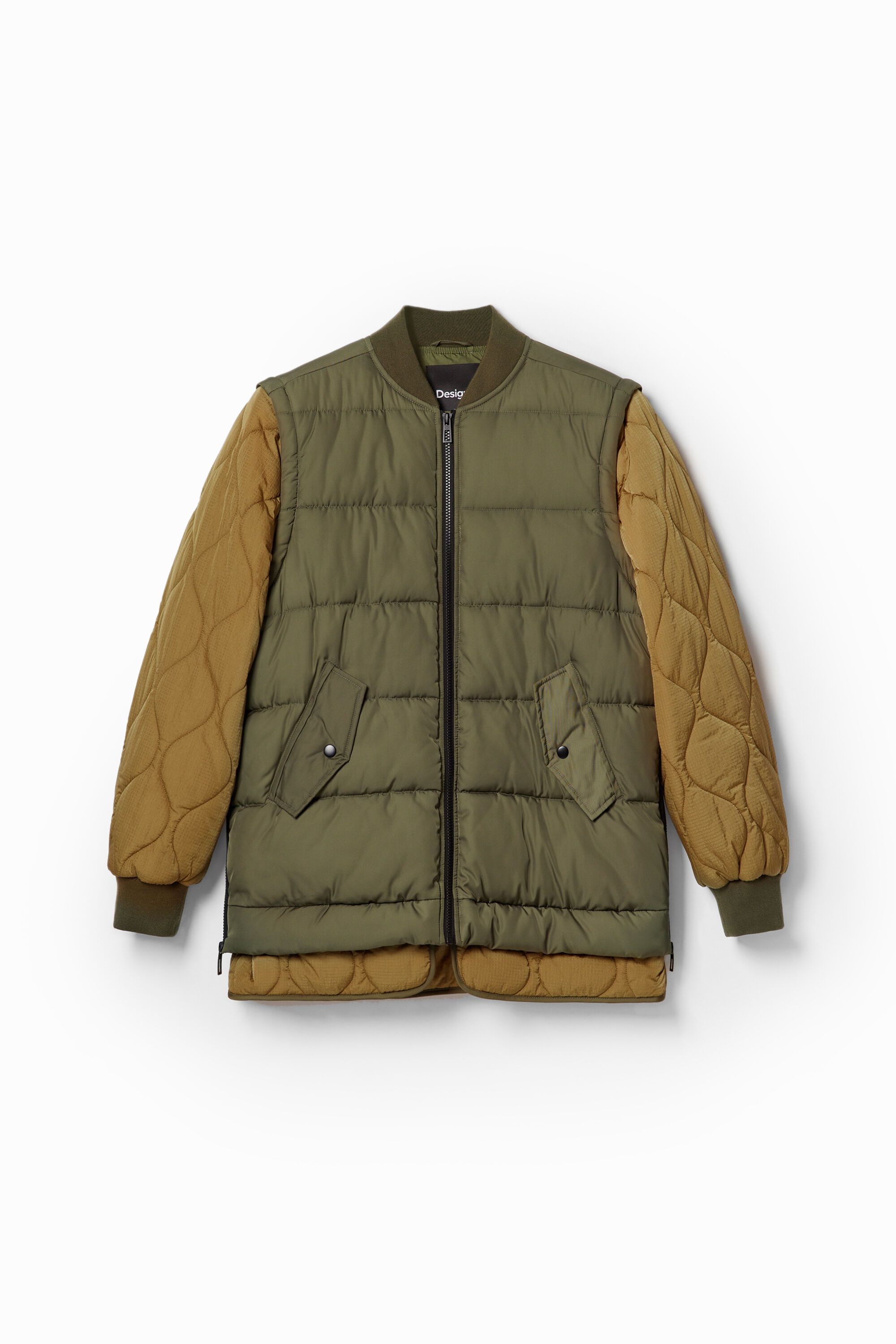Men s Detachable quilted bomber jacket I Desigual