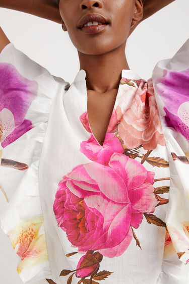 M. Christian Lacroix floral blouse | Desigual