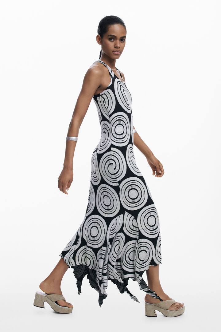 Vestido largo cut-out | Desigual