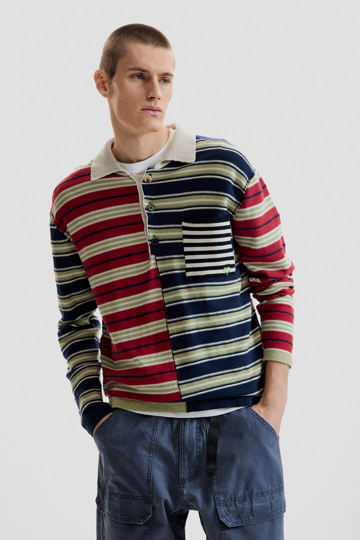 Maglione a righe