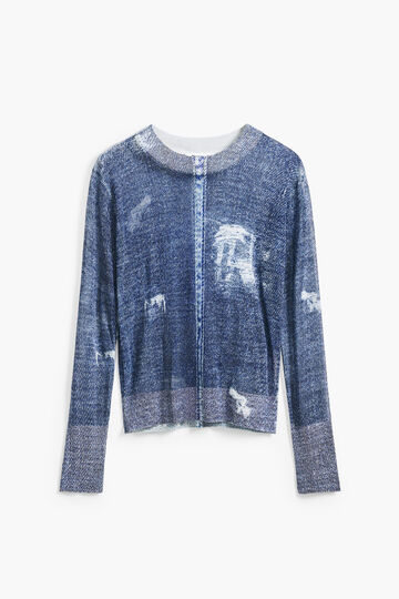 Pull effet denim | Desigual