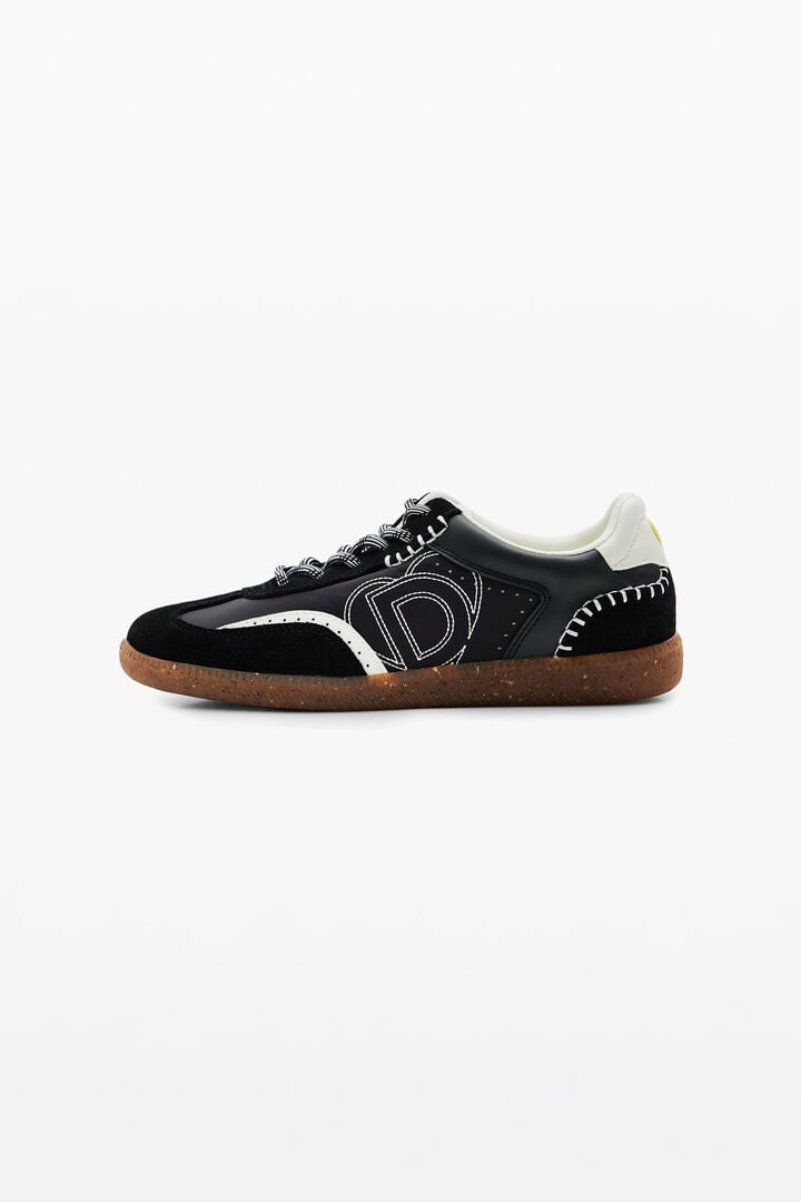 Retro split leather sneakers | Desigual