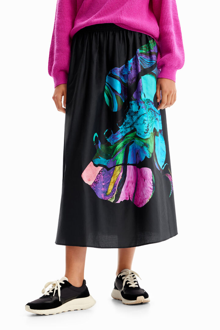 Gonna midi svasata M. Christian Lacroix | Desigual