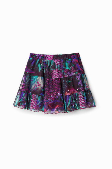 Gonna tulle stampato | Desigual