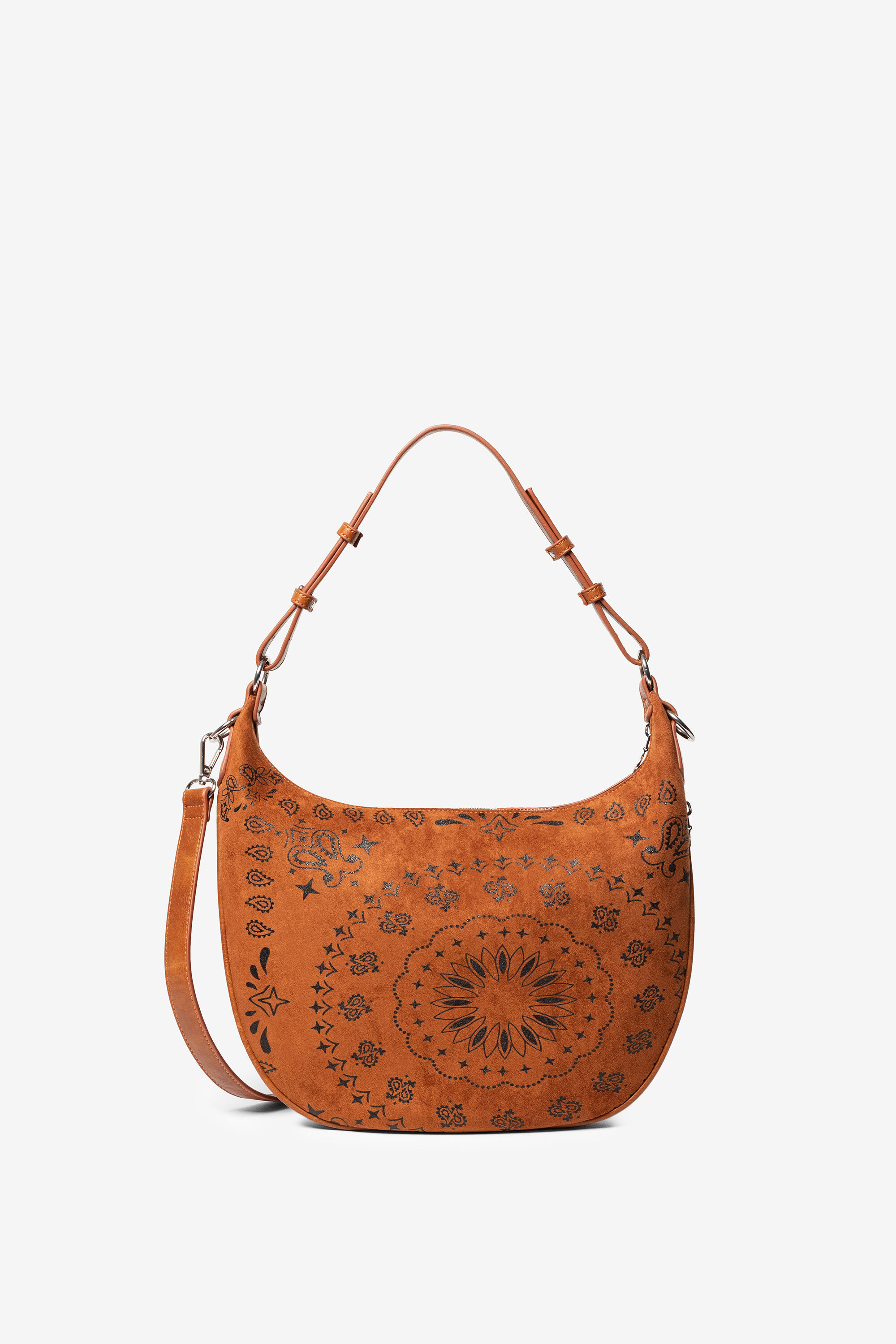 Leather-effect mandalas bag | Desigual.com