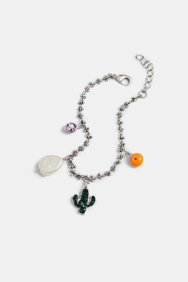 Bracelet silver chain charms | Desigual