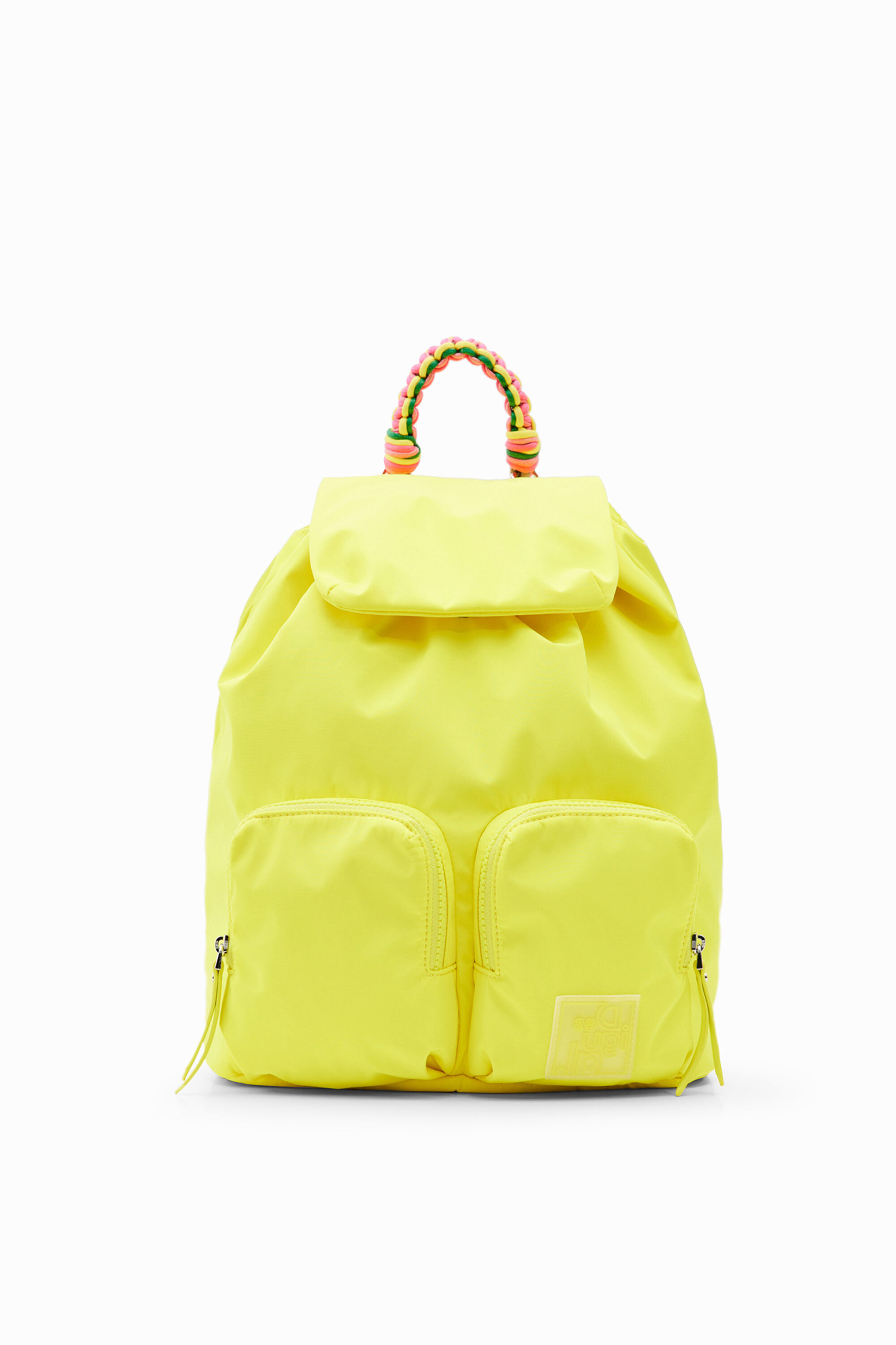 Mochila desigual amarilla best sale
