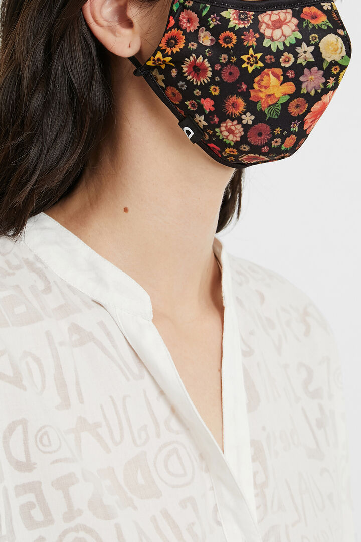 Masque fleuri + housse | Desigual