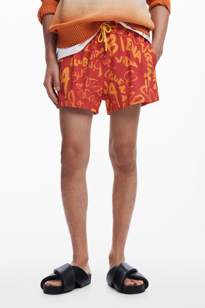 Lettering swimsuit | Desigual