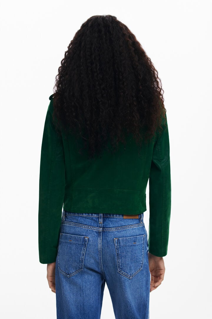 Textured biker jacket | Desigual