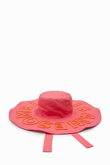 Life is awesome wide-brim hat