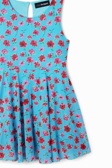 Tiulowa sukienka w kwiaty | Desigual