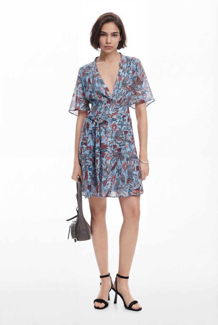 Midirobe s květinov&yacute;mi motivy | Desigual