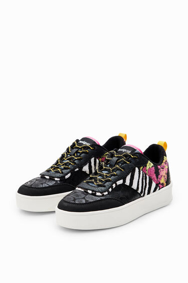 Patchwork platform sneakers | Desigual