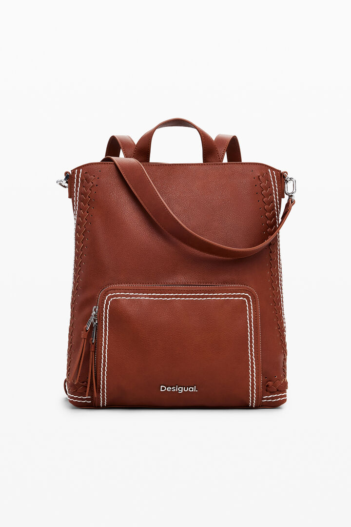 Medium braided backpack