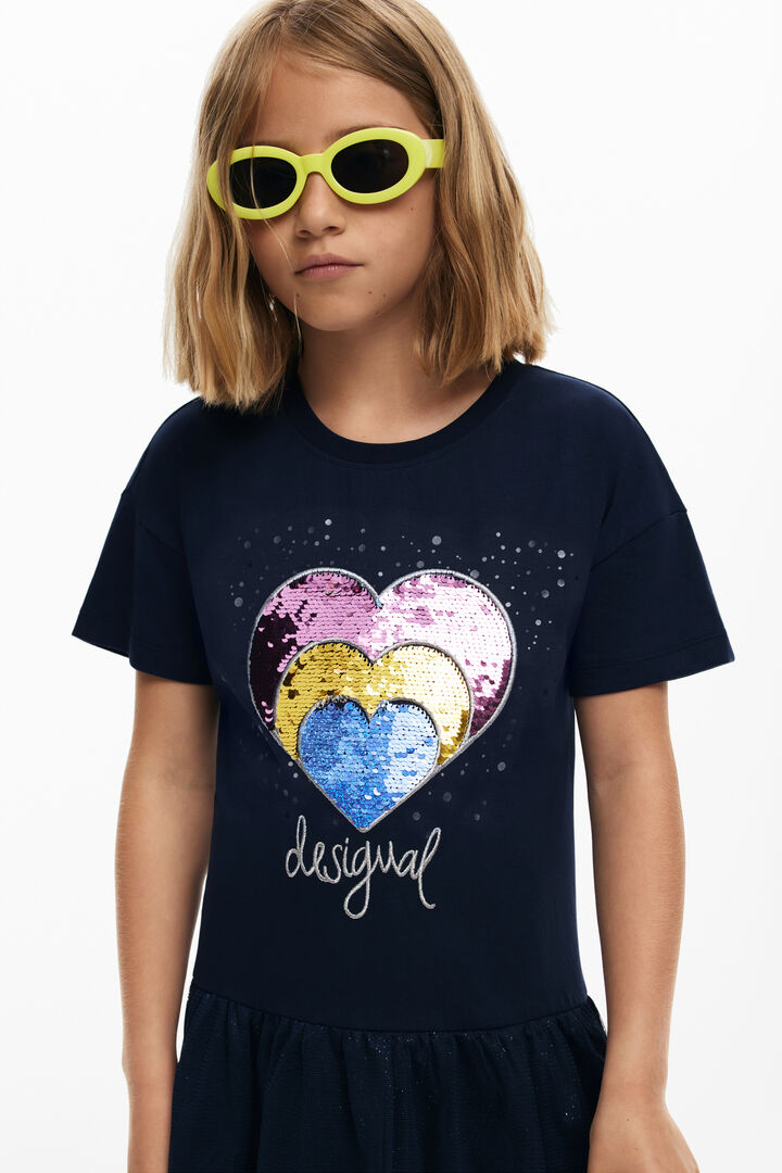Short heart dress | Desigual