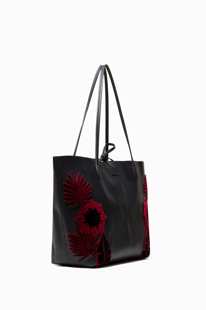 Bestickte Tasche mit doppeltem Henkel | Desigual