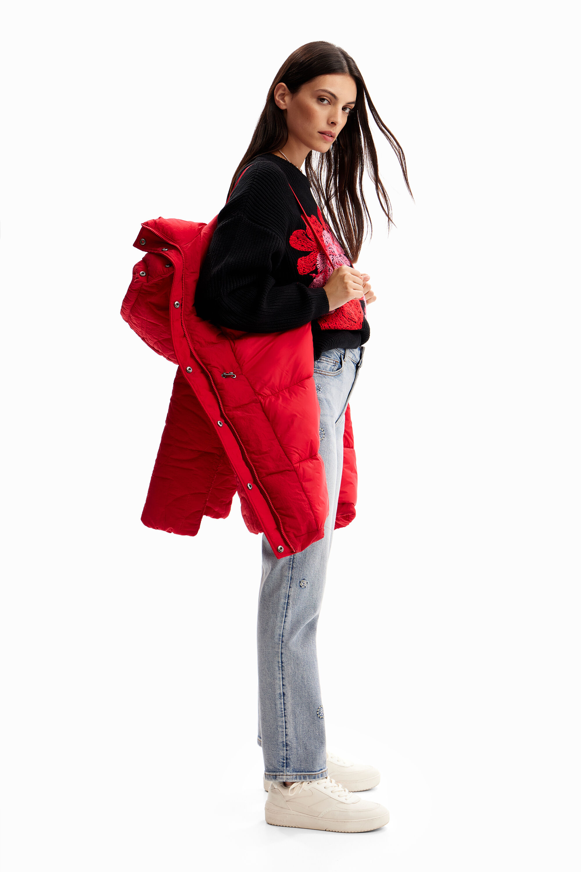 レディース ファスナー パデッドコート I Desigual.com