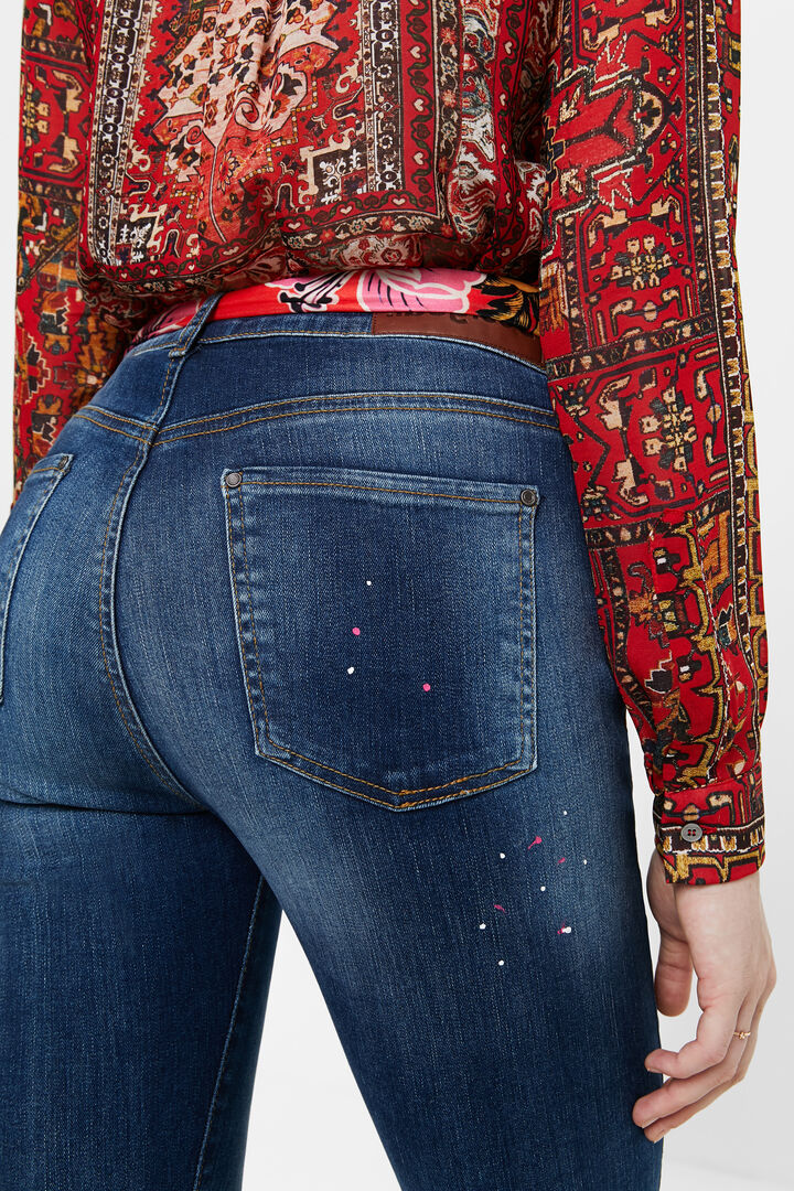 Jeans skinny lunghi fino alla caviglia | Desigual