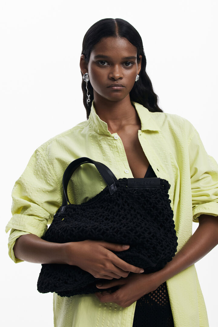 Mini crochet crossbody bag | Desigual