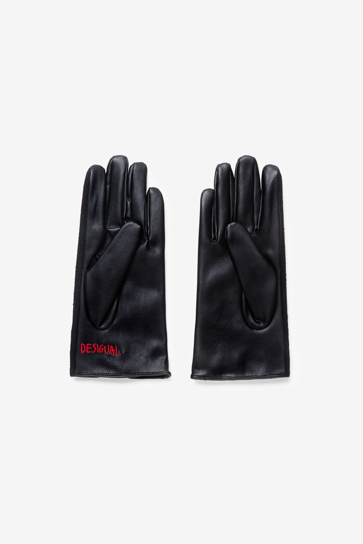 Short embroidered gloves | Desigual