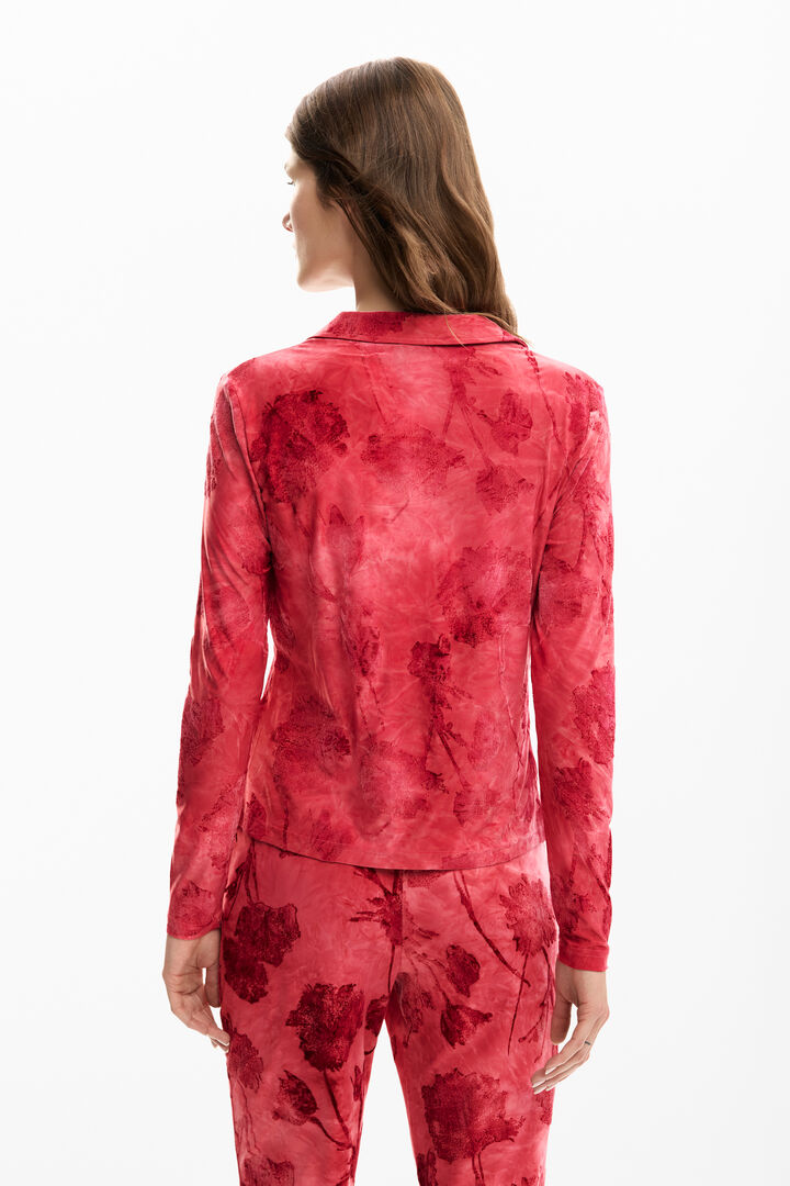 Koszulka z haftem kwiatowym | Desigual