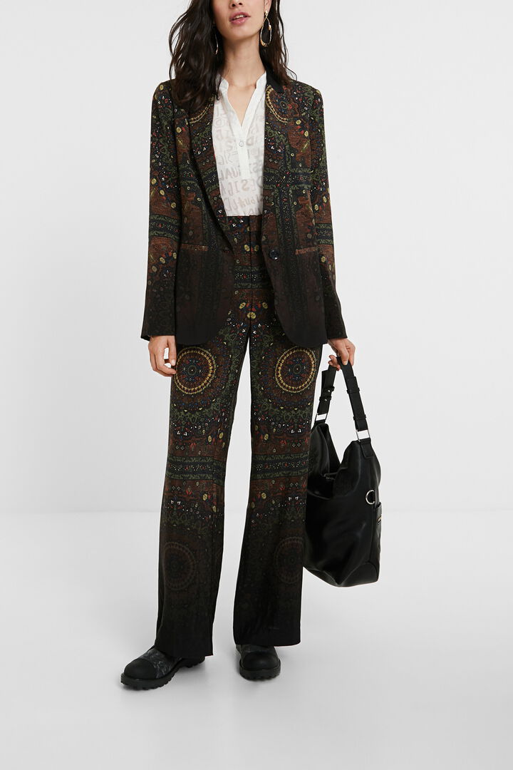 Pantalón campana hindú | Desigual