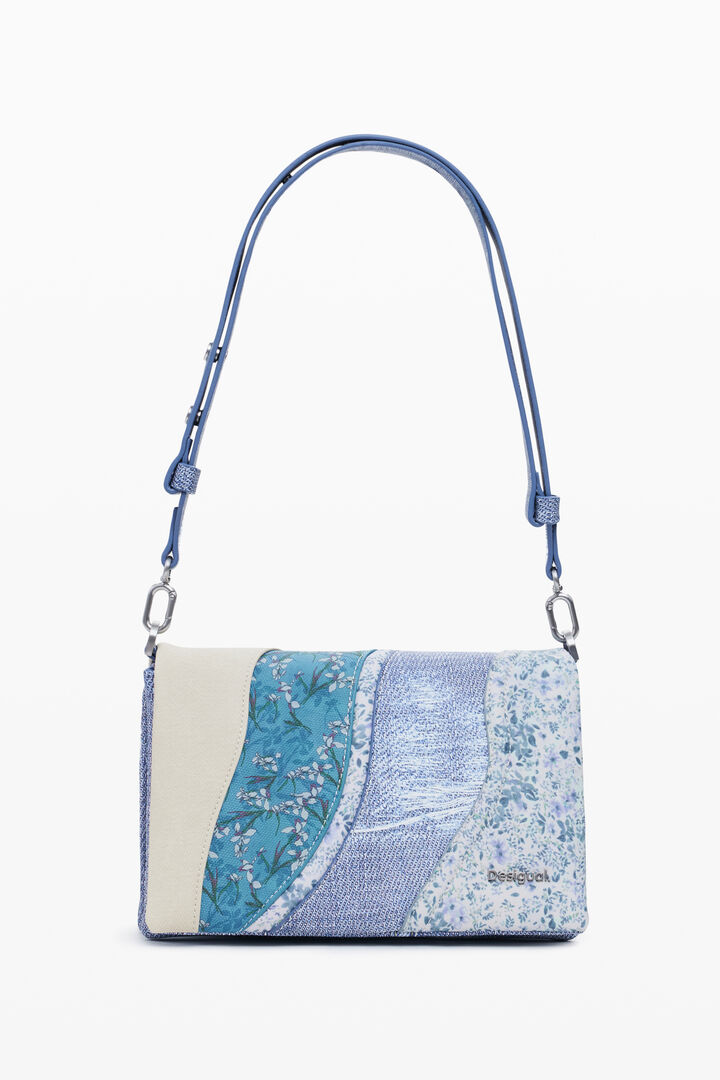 Small denim patch crossbody bag | Desigual