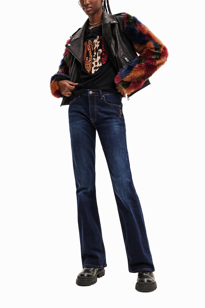 Animal print patch T-shirt | Desigual