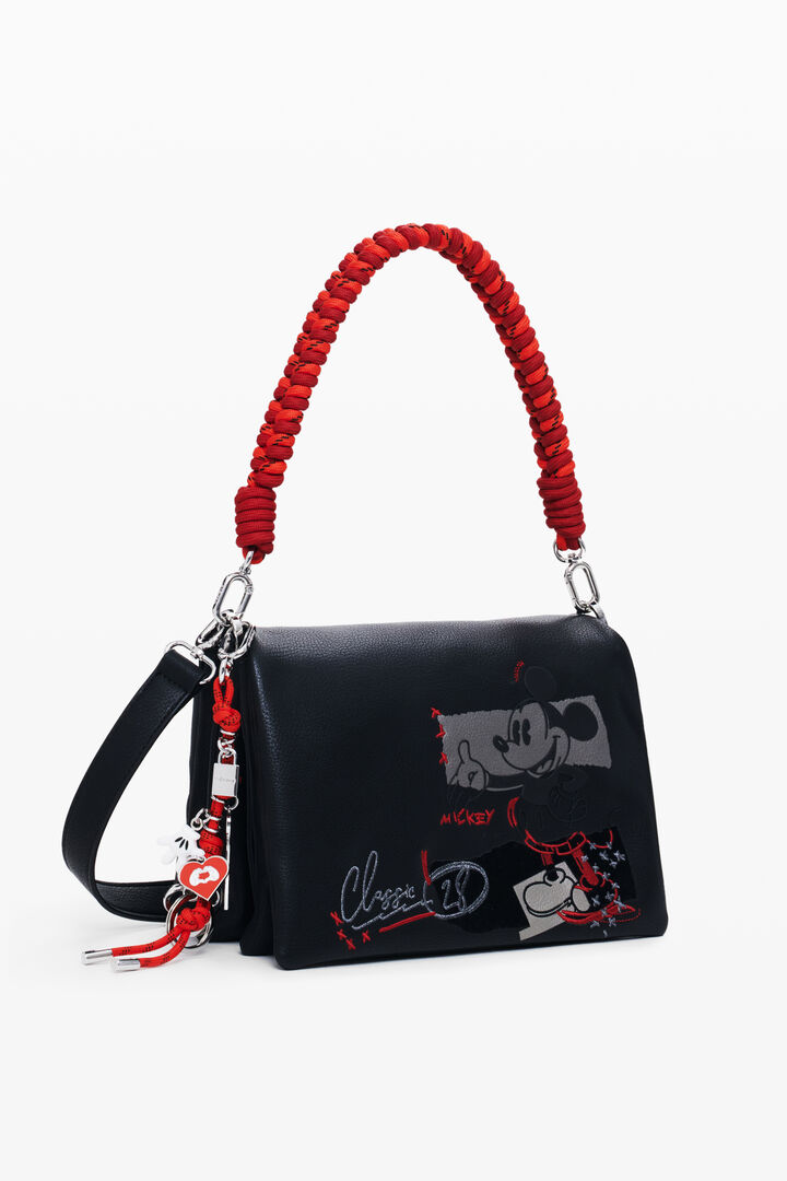 Medium Mickey™ faux leather crossbody bag | Desigual