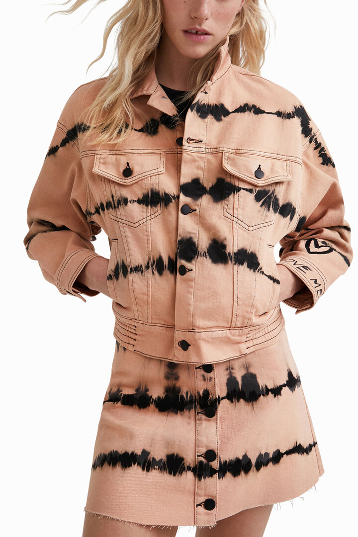Tie-dye denim jacket | Desigual