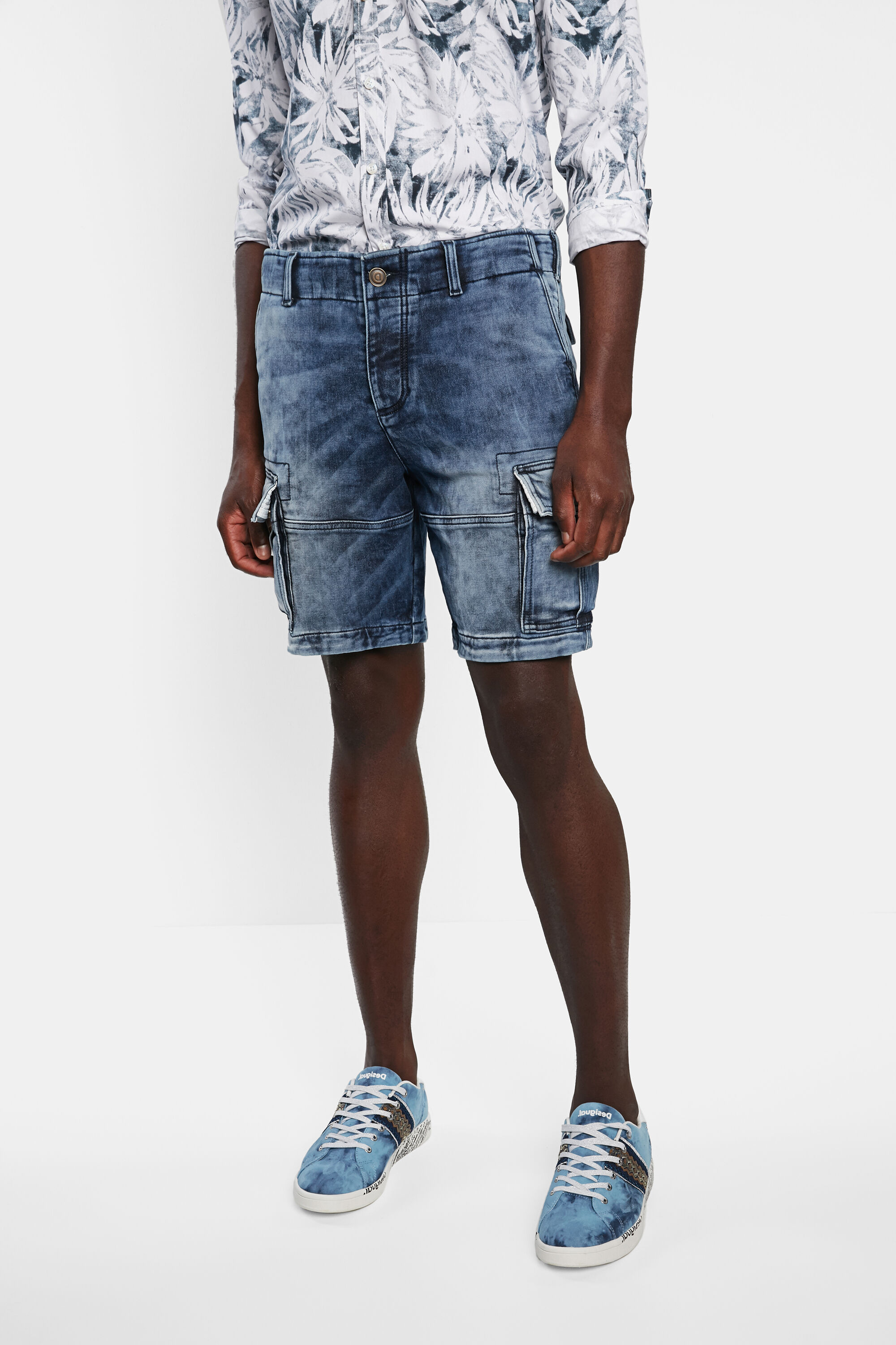 Pantalon corto desigual online